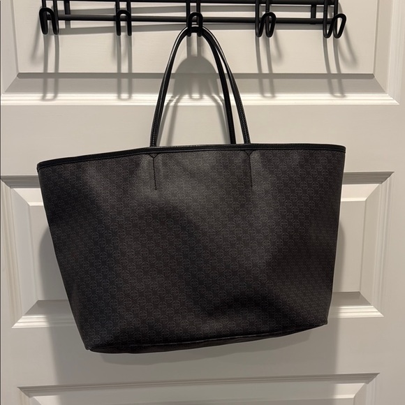 Anine Bing Charcoal Patterned Tote - Picture 1 of 13